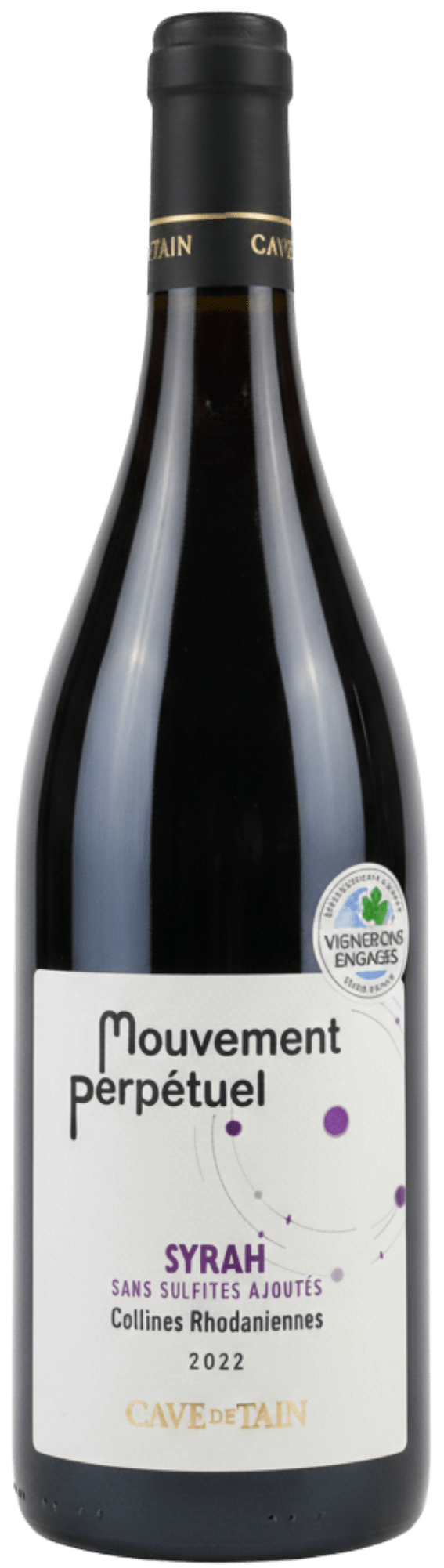 Cave de Tain Rødvin Cave de Tain Perpétuel Mouvement Syrah 2022