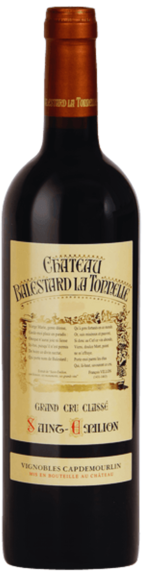 Château Balestard La Tonnelle Rødvin Chateau Balestard La Tonnelle Saint Emilion Grand Cru Classe 2015