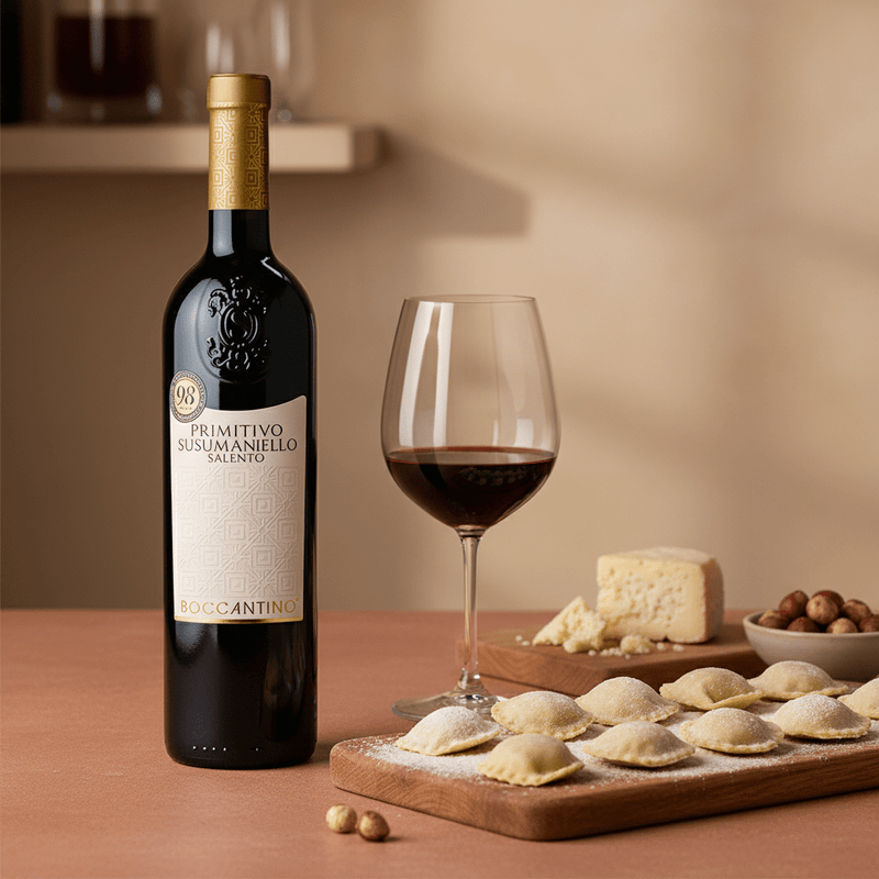 Boccantino Rødvin Primitivo Susumaniello Salento Boccantino 2024
