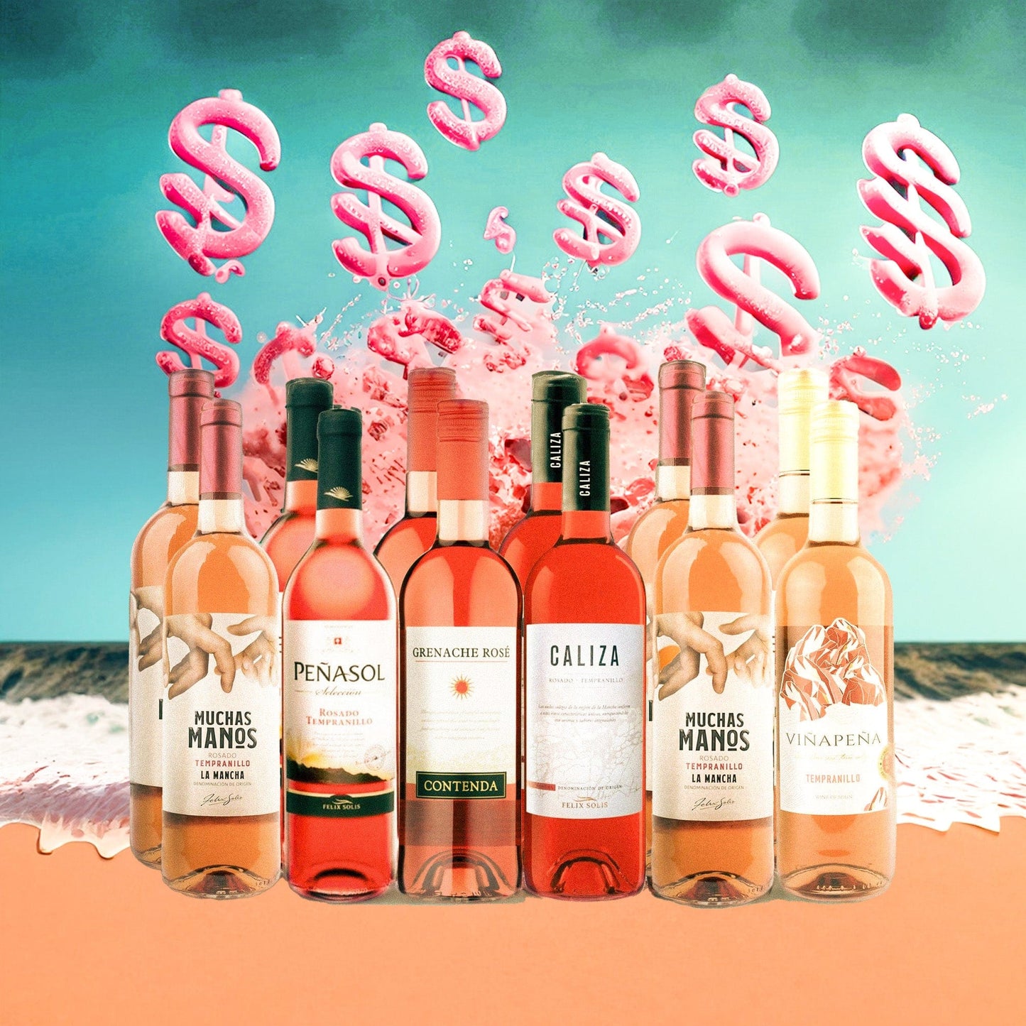Den Sidste Flaske Rosé Smagekasse Rosé PRISBASKER Kasse