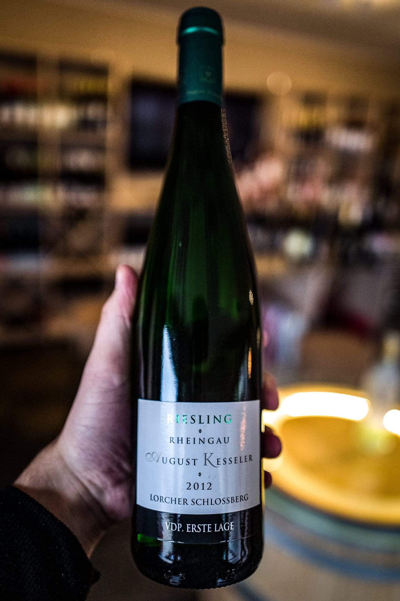 August Kesseler Hvidvin August Kesseler 2012 Lorcher Schlossberg Kabinett Erste Lage Riesling (Rheingau)