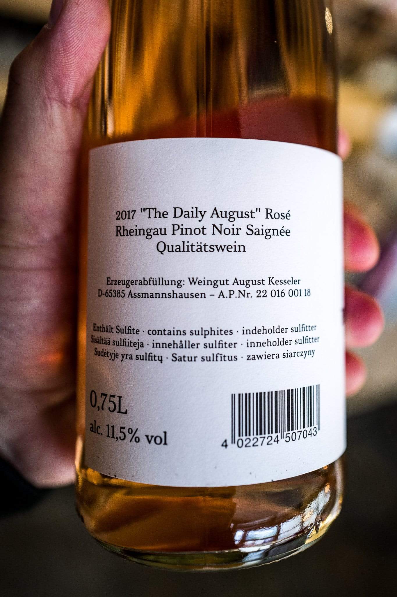 August Kesseler Rosé August Kesseler 2017 The Daily August Rosé Rheingau