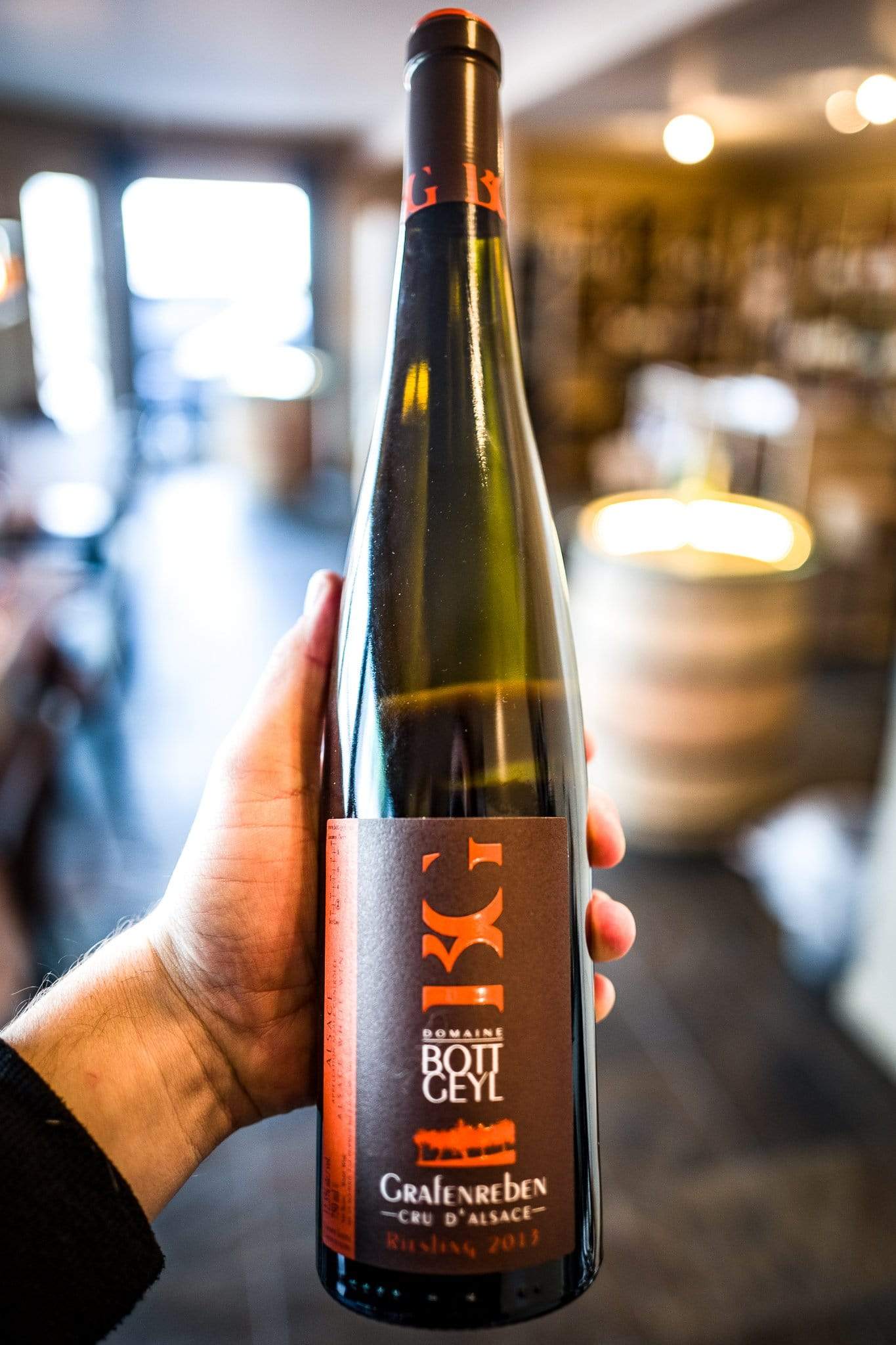 Frankrig Hvidvin Bott Geyl Riesling Grafenreben 2013