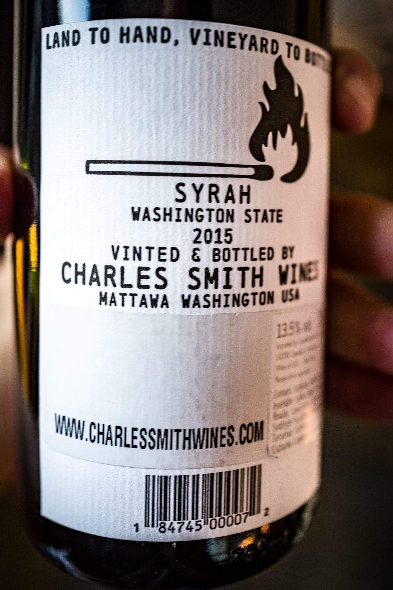 Charles Smith Rødvin Charles Smith Boom Boom Syrah 2015