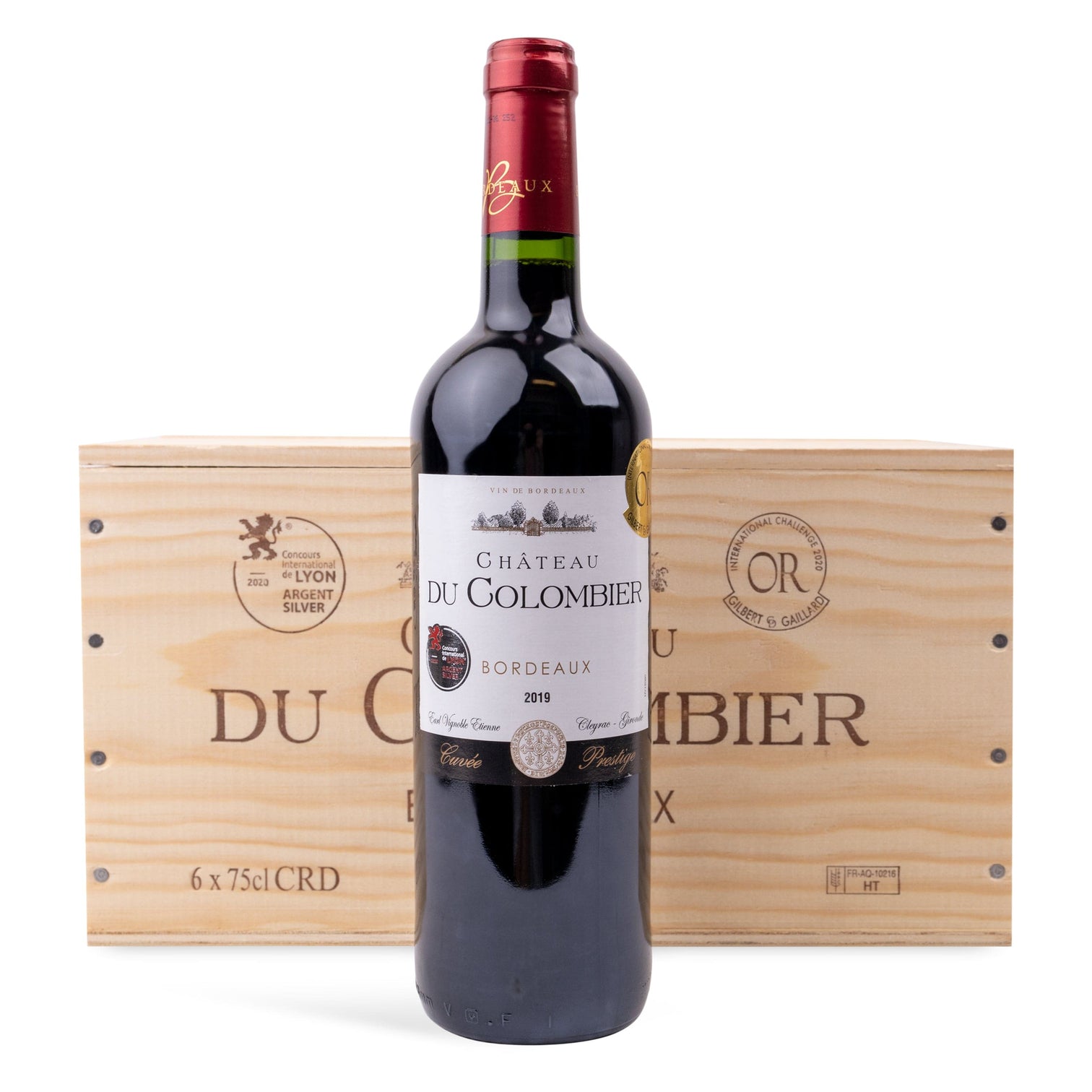 Chateau du Colombier Rødvin Château du Colombier Bordeaux A.O.C. 2019