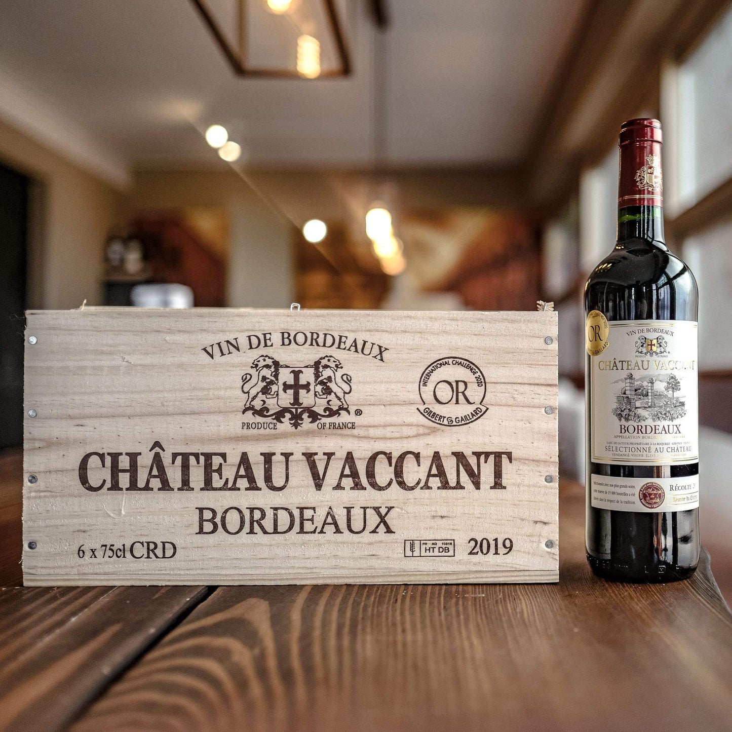 Chateaux Vaccant Rødvin Château Vaccant Bordeaux 2019