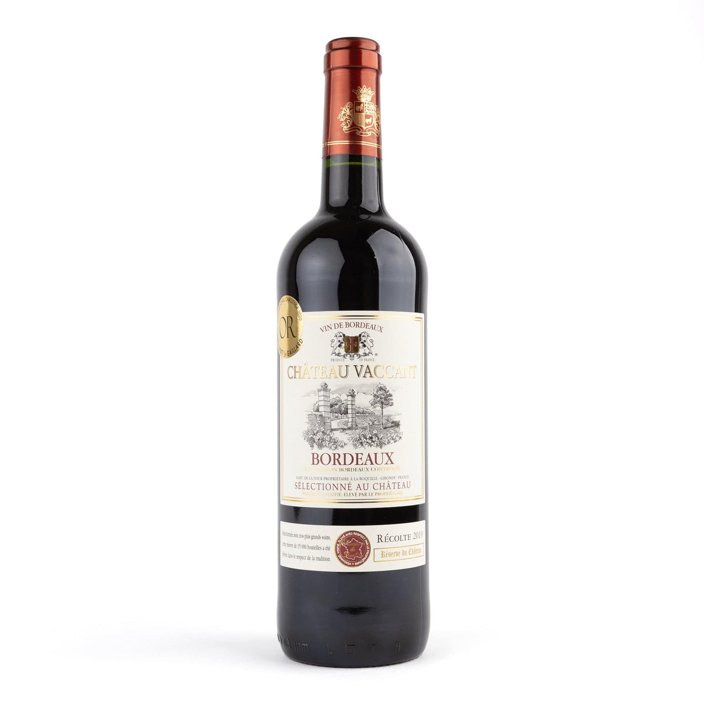 Chateaux Vaccant Rødvin Château Vaccant Bordeaux 2019