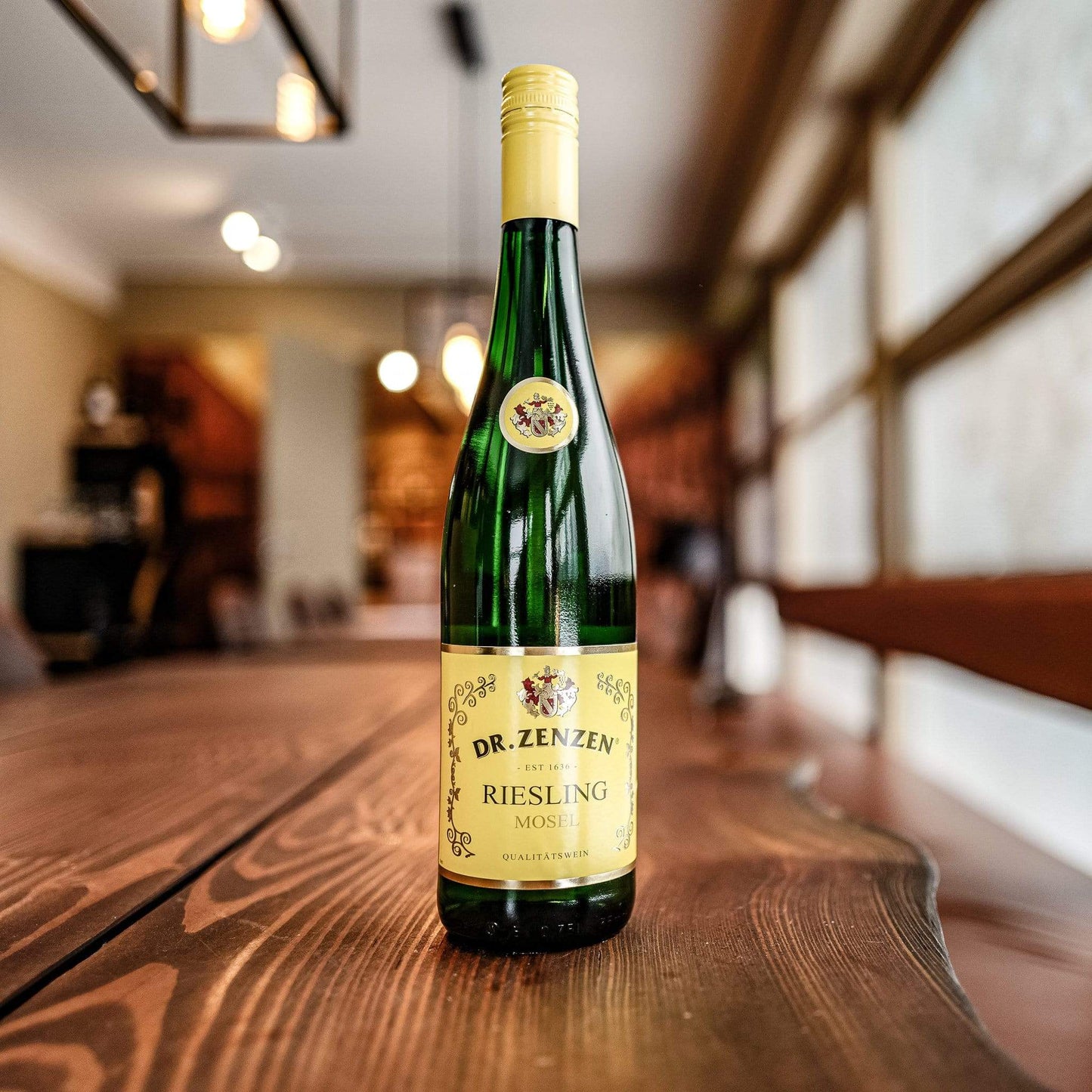 Den Sidste Flaske Hvidvin Dr. Zenzen Yellow Label Mosel Riesling lieblich Q.b.A. 2018