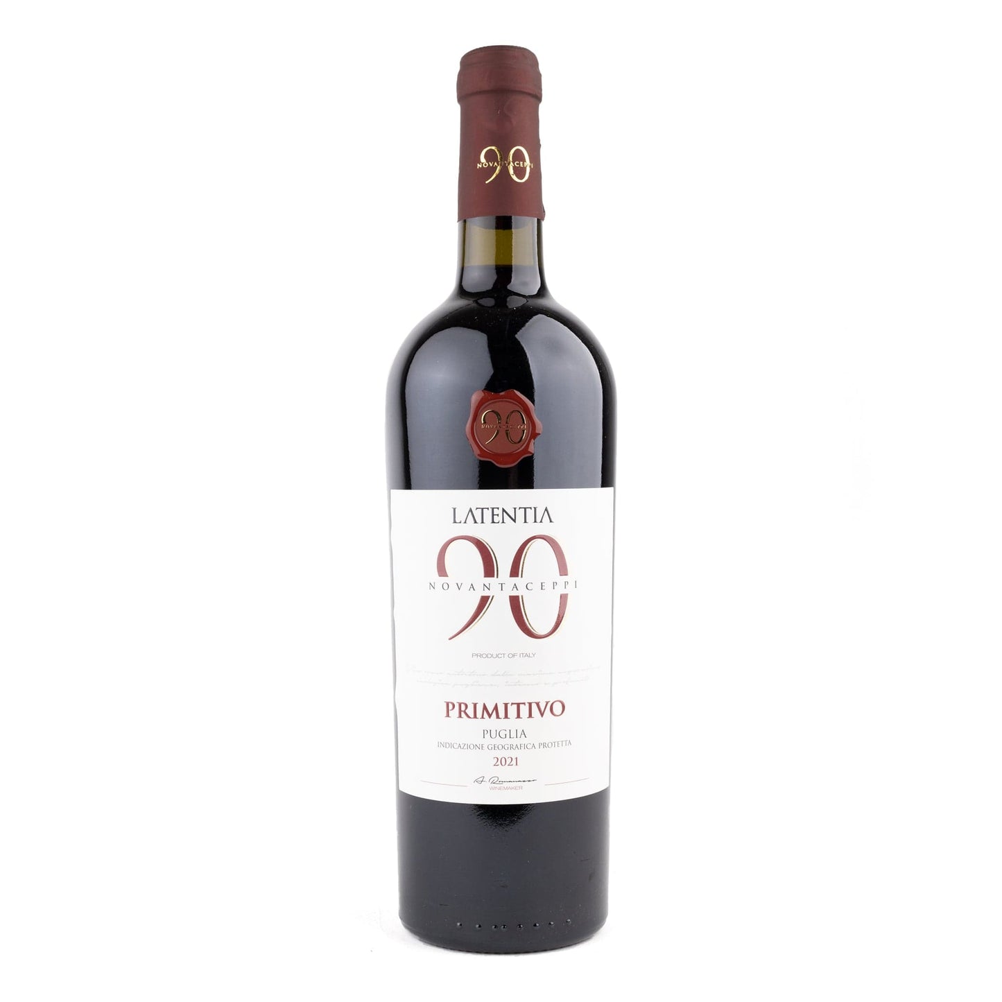 Latentia 90 Novanteceppi Rødvin Latentia 90 Novantaceppi Primitivo 2021