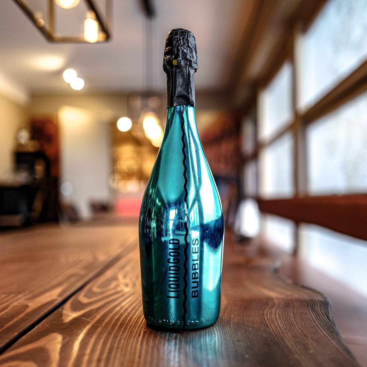 Liquid Gold Prosecco Liquid Gold Bubbles Light Blue