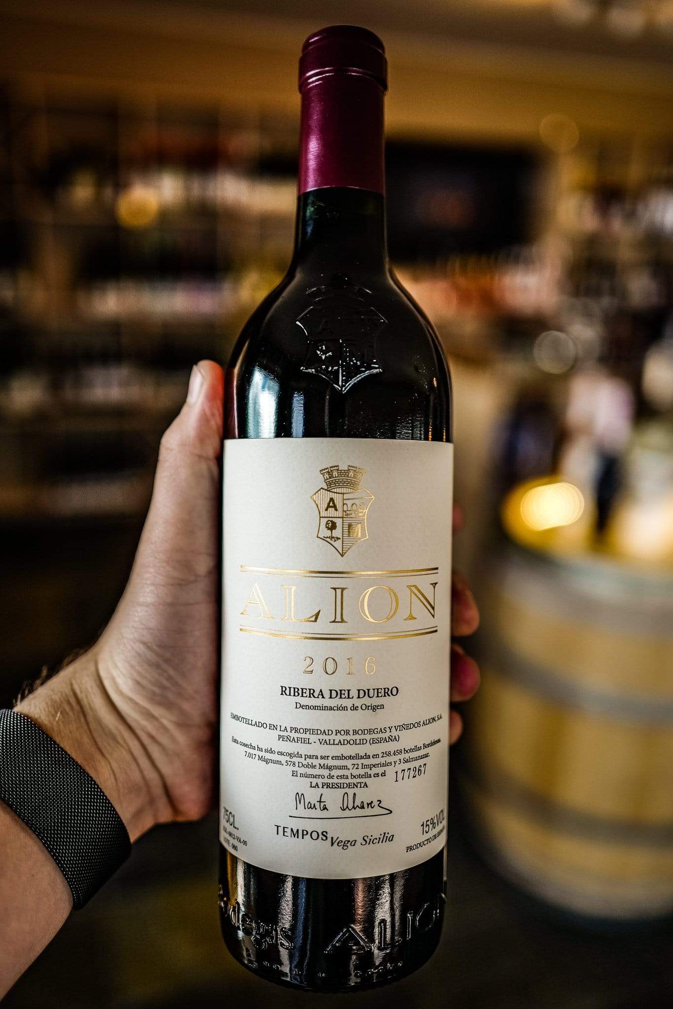 Bodegas Vega Sicilia Rødvin Vega Sicilia Bodegas Alion 2016
