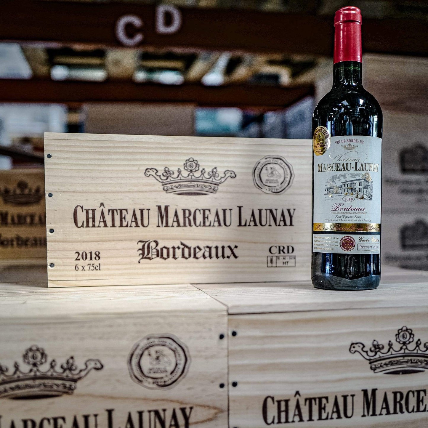 Marceau-Launay Rødvin Vignobles Soum Château Marceau Launay Cuvée Valérie Bordeaux 2018