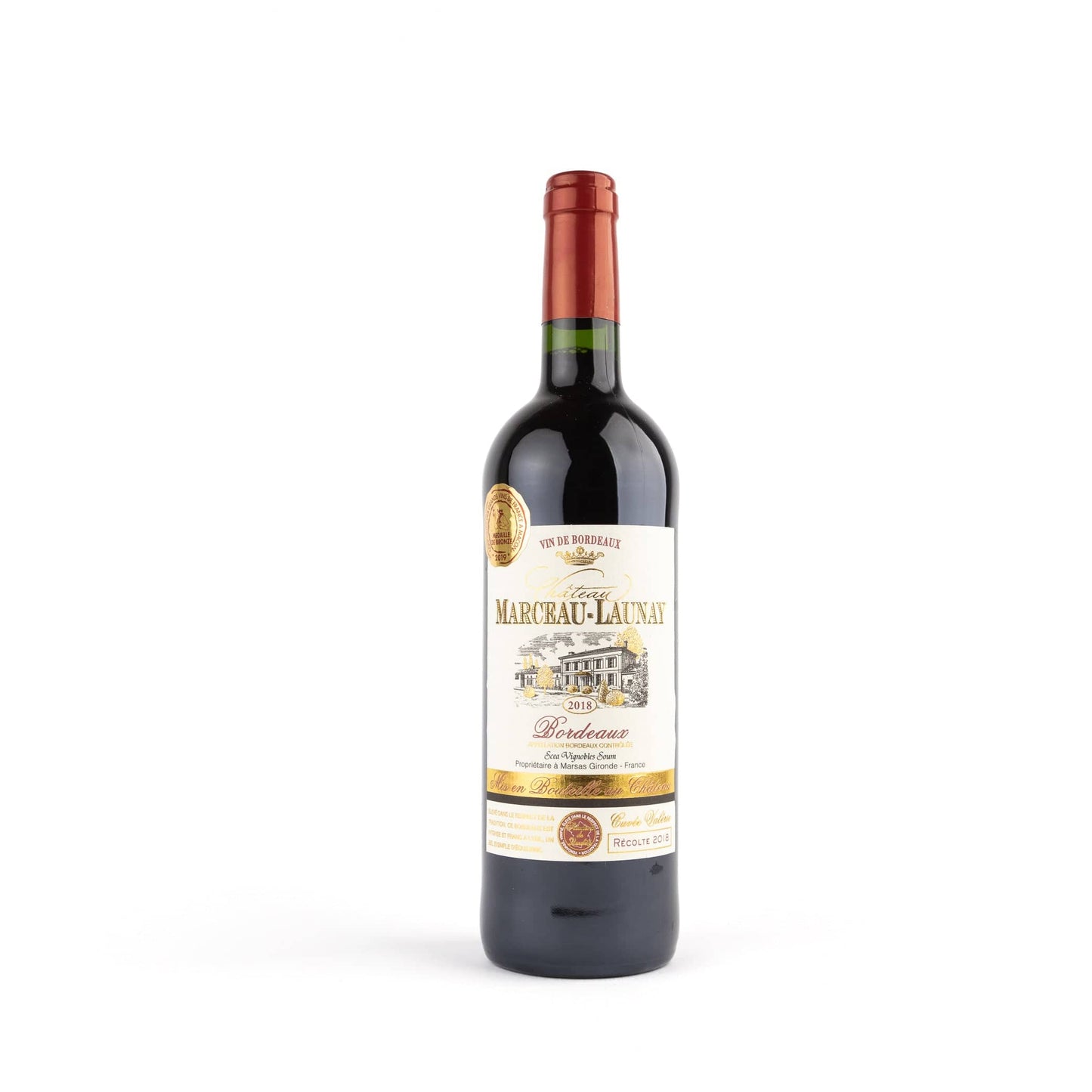 Marceau-Launay Rødvin Vignobles Soum Château Marceau Launay Cuvée Valérie Bordeaux 2018