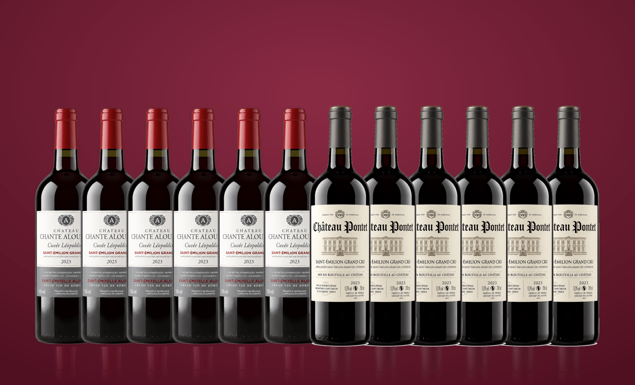 Den Sidste Flaske Rødvins Smagekasse 1+1 Saint-Émilion Grand Cru