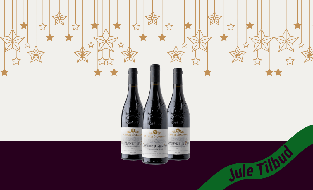 Den Sidste Flaske Rødvins Smagekasse 3 FL. Marcel De Normont Chateauneuf Du Pape 2023