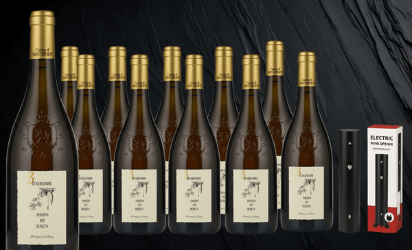 Den Sidste Flaske Mixed Smagekasse 3 Generazioni "Den Hvide Amarone" + Automatisk oplukker