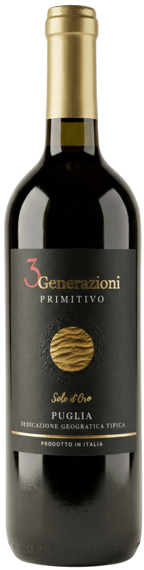 3 Generazioni Rødvin 3 Generazioni "Sole d'Oro" Primitivo Puglia 2025