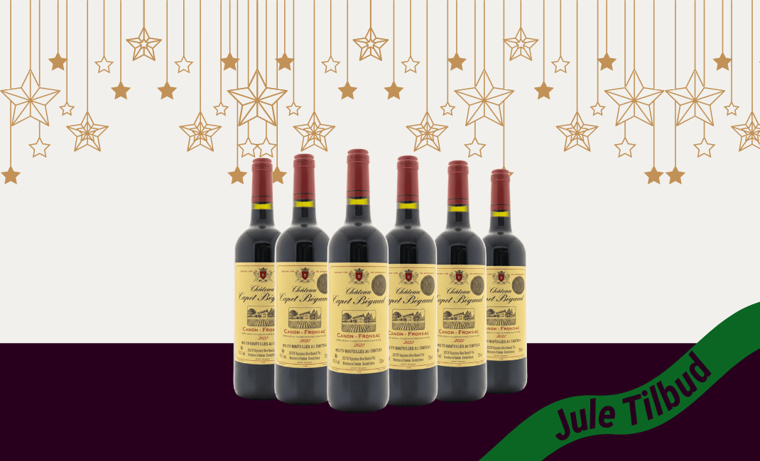 Den Sidste Flaske Rødvins Smagekasse 6 FL. Chateau Capet Bégaud Canon Fronsac 2022
