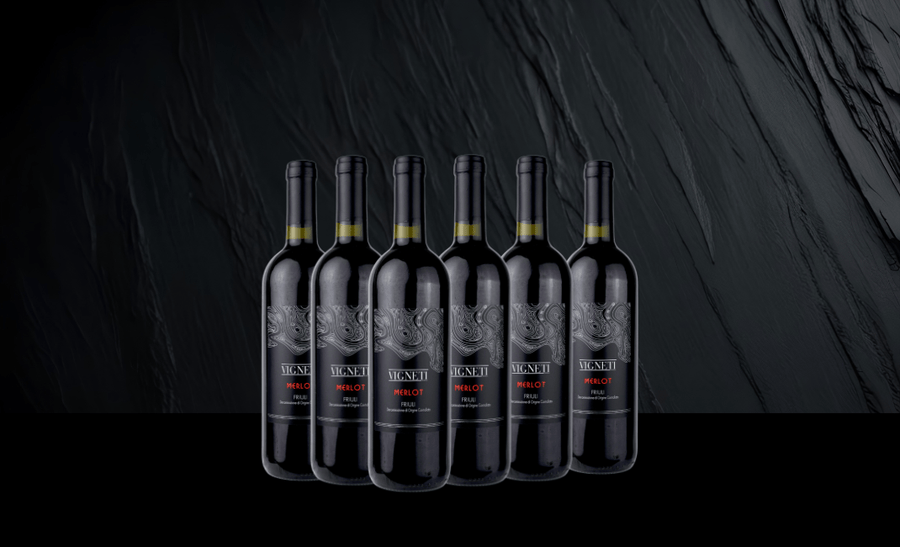 Den Sidste Flaske Rødvins Smagekasse 6 fl Friuli Vigneti Italie Rouge 2022