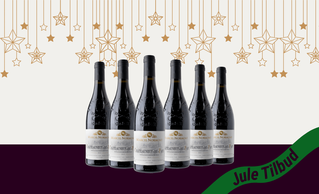 Den Sidste Flaske Rødvins Smagekasse 6 FL. Marcel De Normont Chateauneuf Du Pape 2023