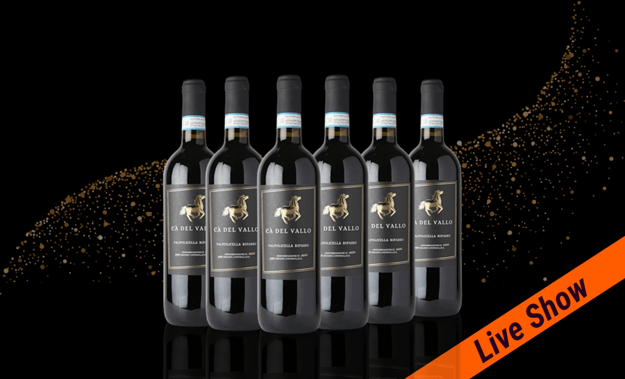 Den Sidste Flaske Rødvins Smagekasse 6 FL. Ripasso Ca Del Vallo 2022