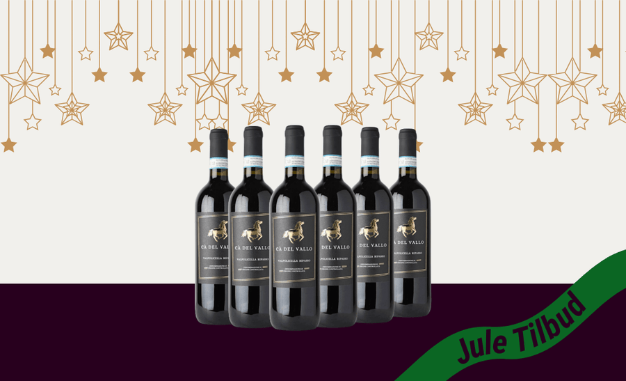 Den Sidste Flaske Rødvins Smagekasse 6 FL. Ripasso Ca Del Vallo 2022