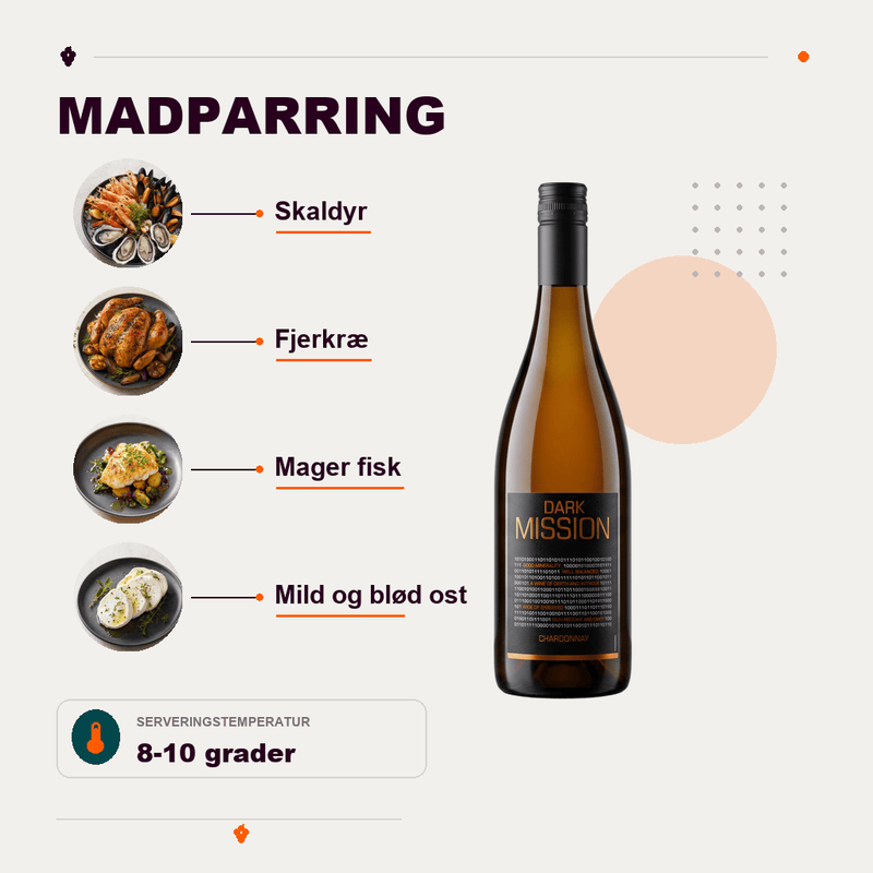 Vinadeis Hvidvin Dark Mission Chardonnay 2025