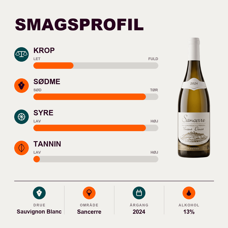 Vincent Doucet Hvidvin AOC SANCERRE VINCENT DOUCET BLANC 2024