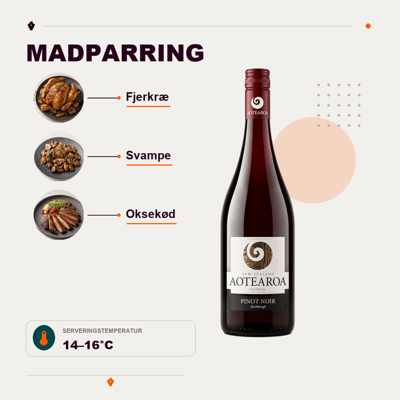 Aotearoa Rødvin Aotearoa Pinot Noir Marlborough 2022