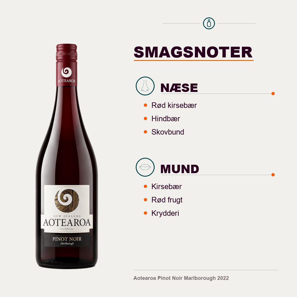 Aotearoa Rødvin Aotearoa Pinot Noir Marlborough 2022