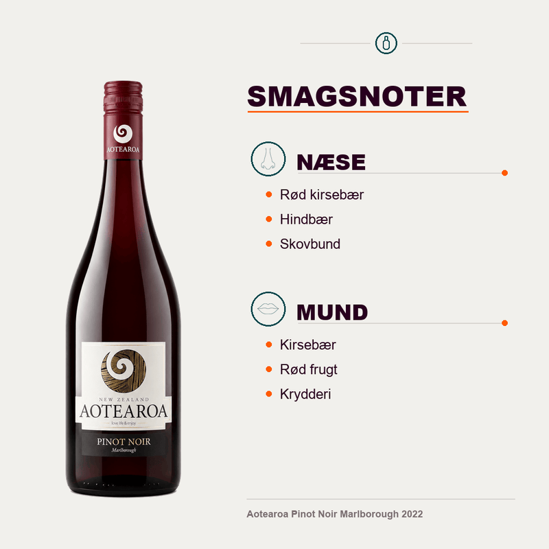 Aotearoa Rødvin Aotearoa Pinot Noir Marlborough 2022