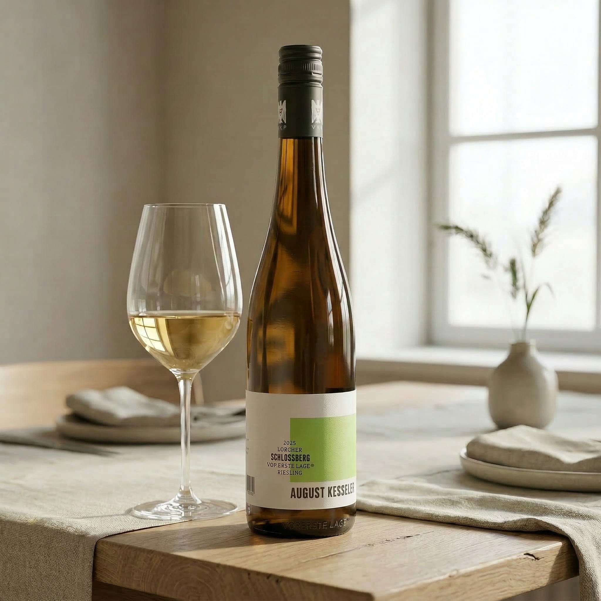August Kesseler Hvidvin August Kesseler Lorcher Schlossberg Erste Lage Riesling 2025