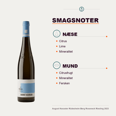 August Kesseler Hvidvin August Kesseler Rüdesheim Berg Roseneck Riesling 2023