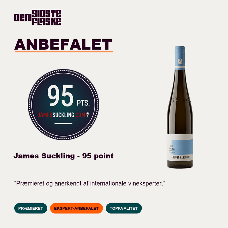 August Kesseler Hvidvin August Kesseler Rüdesheim Berg Roseneck Riesling 2023