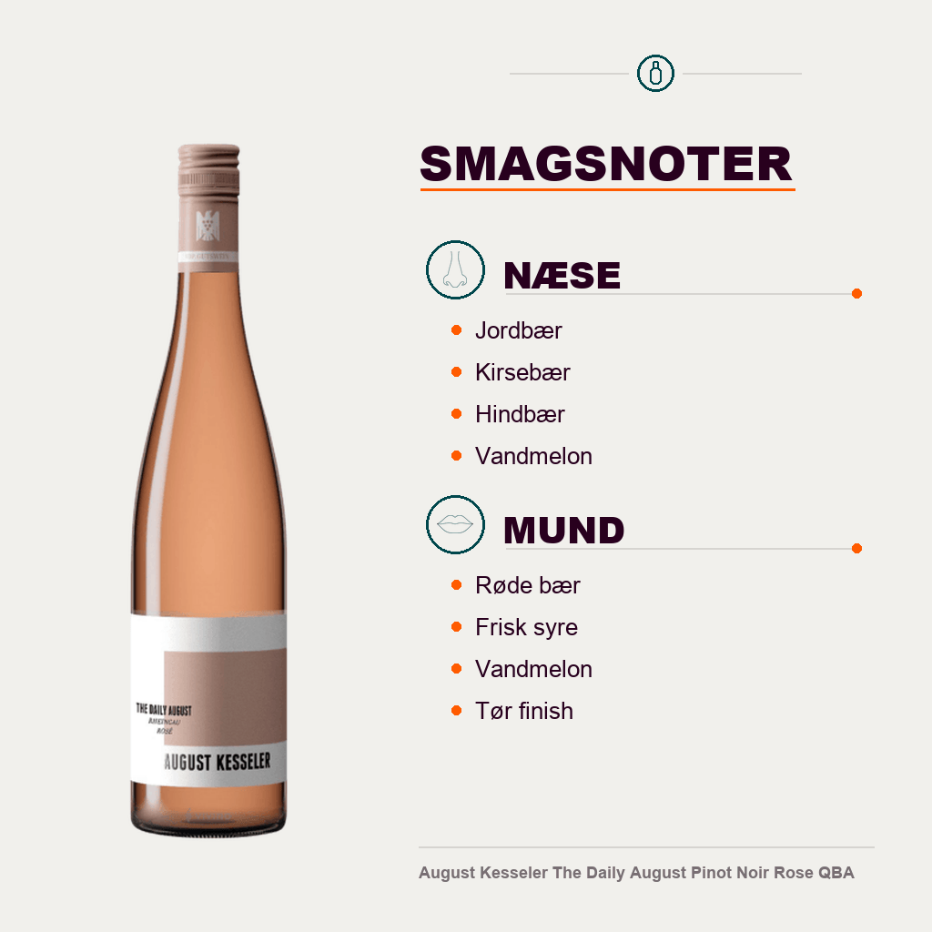August Kesseler Rosé August Kesseler The Daily August Pinot Noir Rose QBA