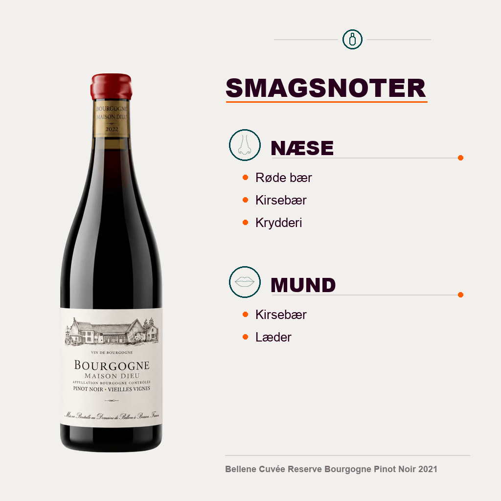 Maison Roche de Bellene Rødvin Bellene Cuvée Reserve Bourgogne Pinot Noir 2021