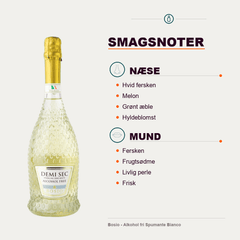 Bosio Mousserende vin Bosio - Alkohol fri Spumante Bianco