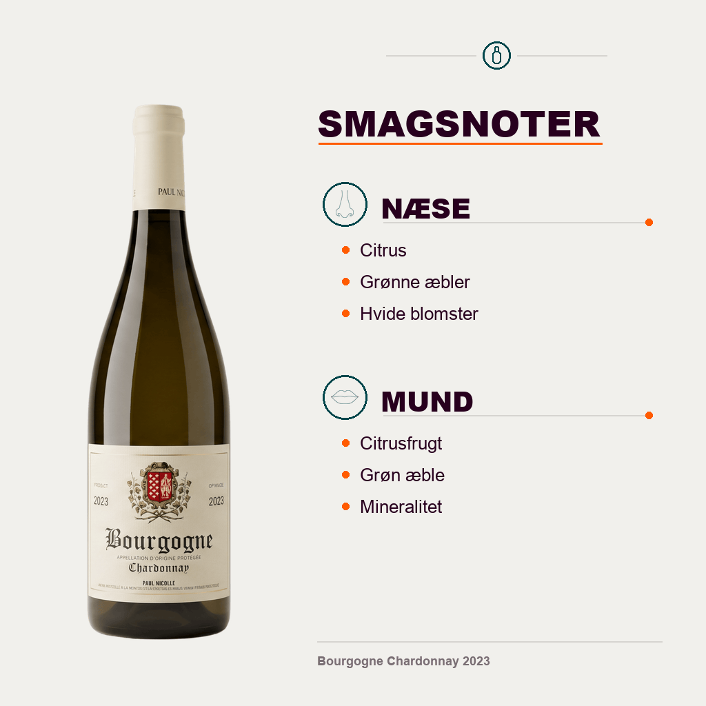 Bourgogne Hvidvin Bourgogne Chardonnay 2023