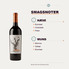Brazin Rødvin Brazin Old Vine Zinfandel 2023