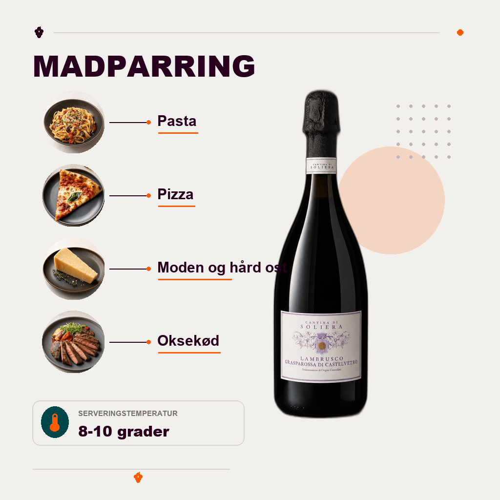 Cantina di Soliera Mousserende vin Cantina di Soliera Lambrusco Grasparossa DOC sweet