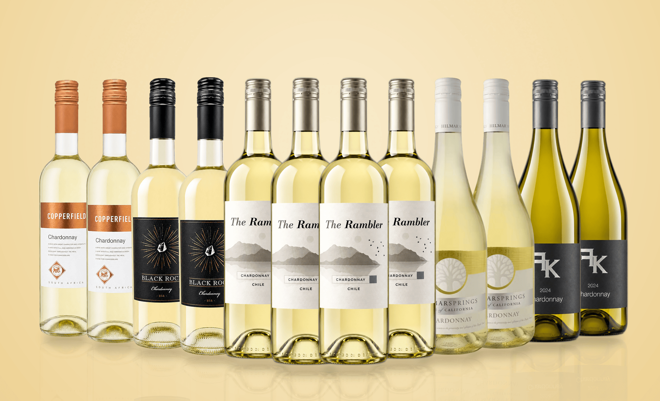 Den Sidste Flaske Hvidvins Smagekasse Chardonnay-Duellen