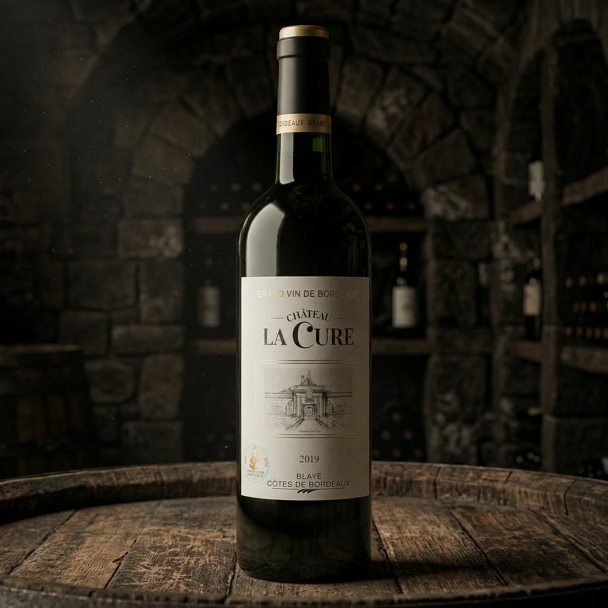 Château La Cure Rødvin Chateau La Cure Bordeaux 2019