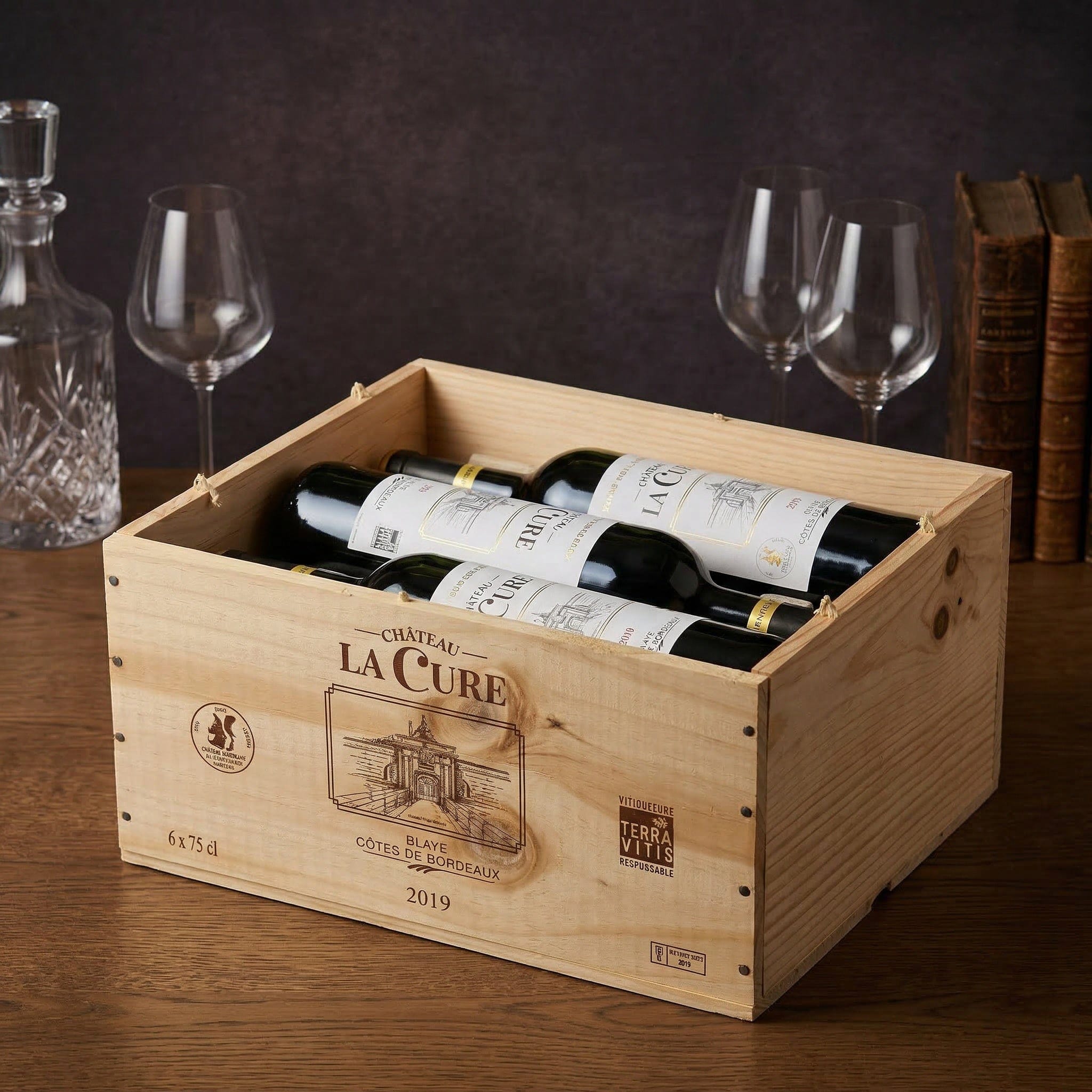 Château La Cure Rødvin Chateau La Cure Bordeaux 2019