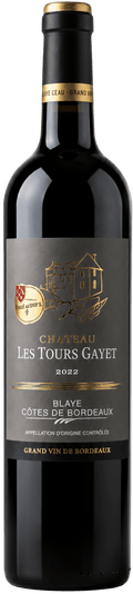 Château Les Tours Gayet Rødvin Château Les Tours Gayet - Blaye Côtes de Bordeaux 2022 (WC)
