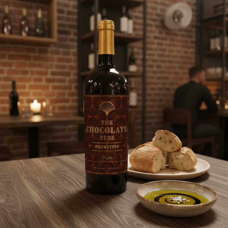 Mare Magnum Rødvin Chocolate Tube Primitivo IGT 2023