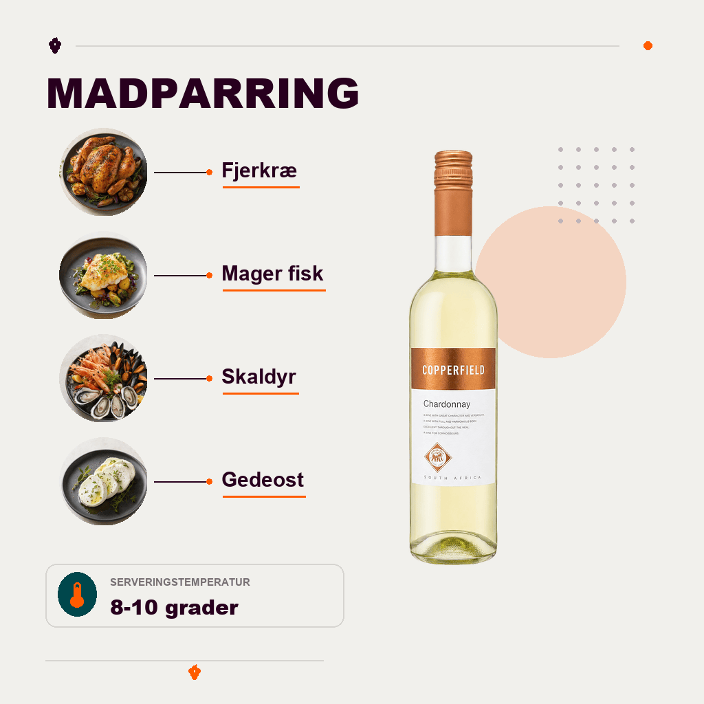 Copperfield Hvidvin Copperfield Chardonnay 2023