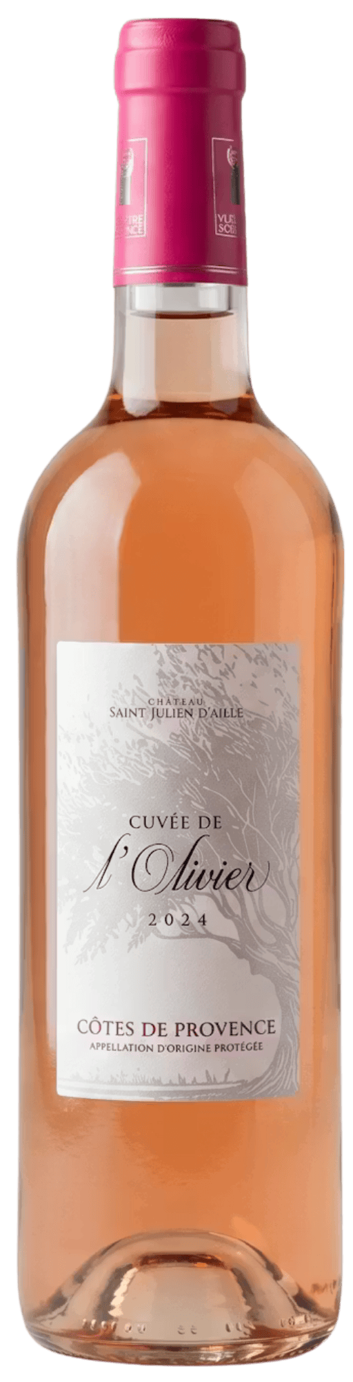 Château Saint Julien d’Aille Rosé Côtes de Provence Rosé BIO 2024