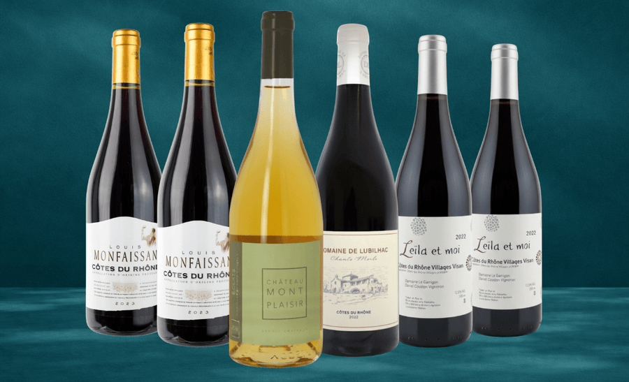 Den Sidste Flaske Mixed Smagekasse Côtes-du-Rhone Kassen