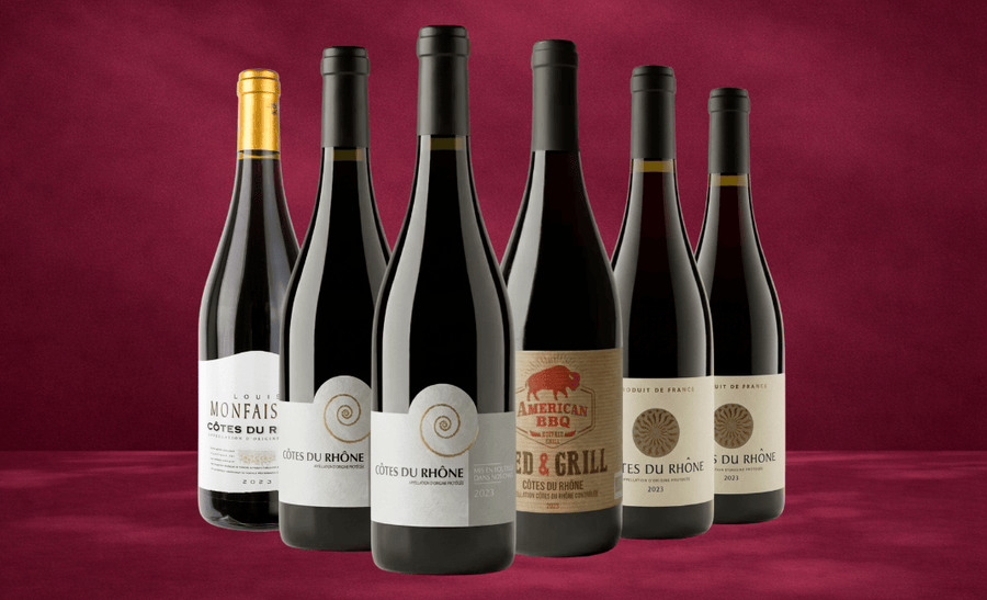 Den Sidste Flaske Mixed Smagekasse Côtes-du-Rhone Kassen