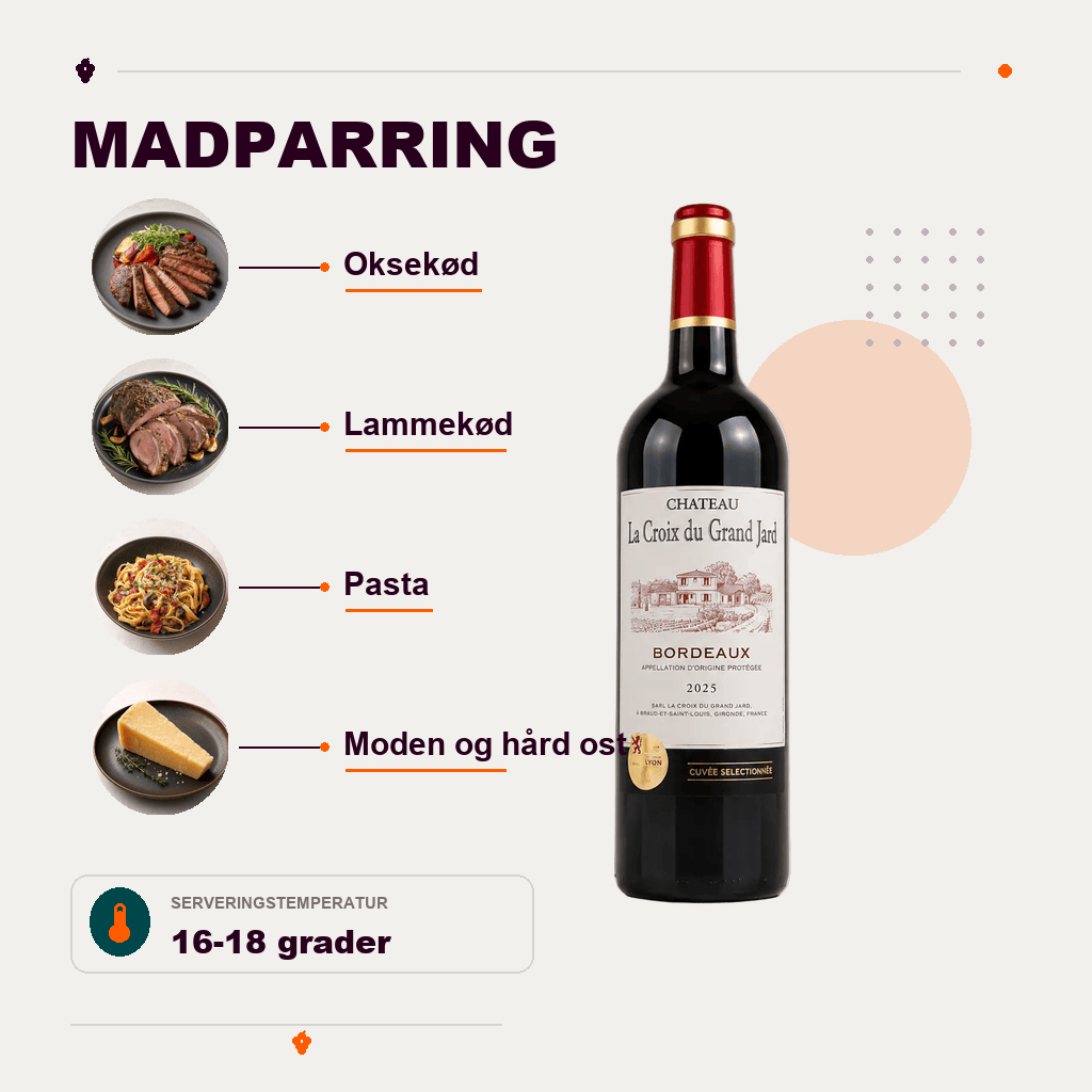 Château La Croix du Grand Jard Rødvin Croix du Grand Jard Bordeaux 2025